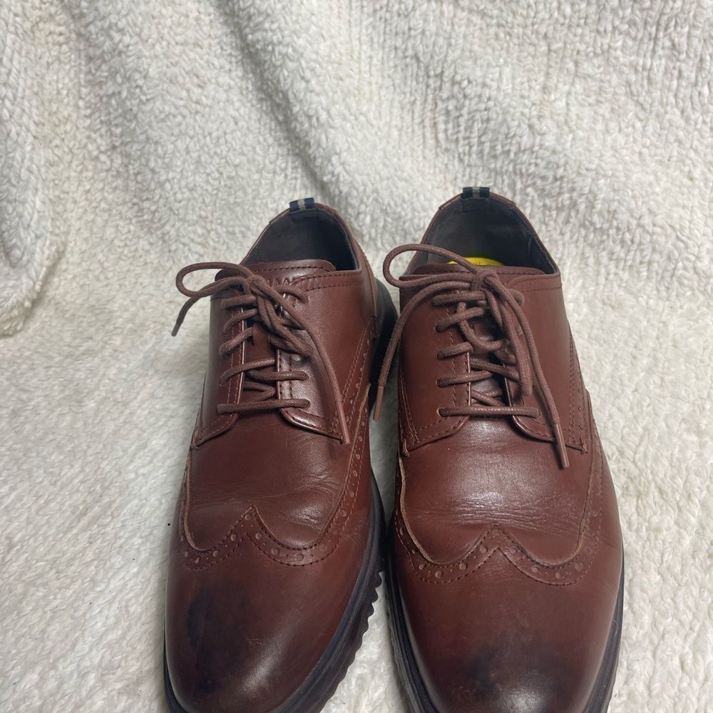 Cole Haan Men's Brown Leather Oxfords